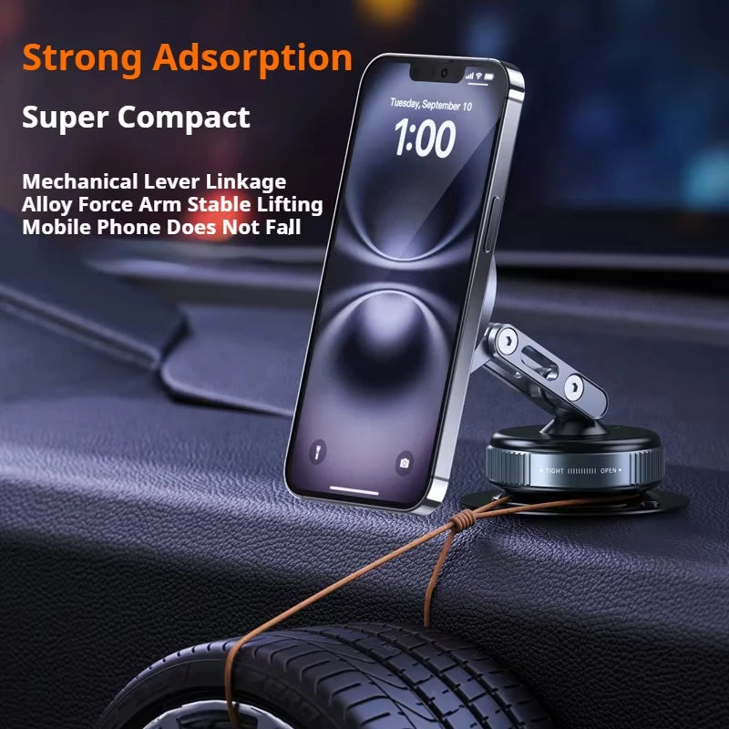 Foldable Magnetic Car Dashboard Phone Holder