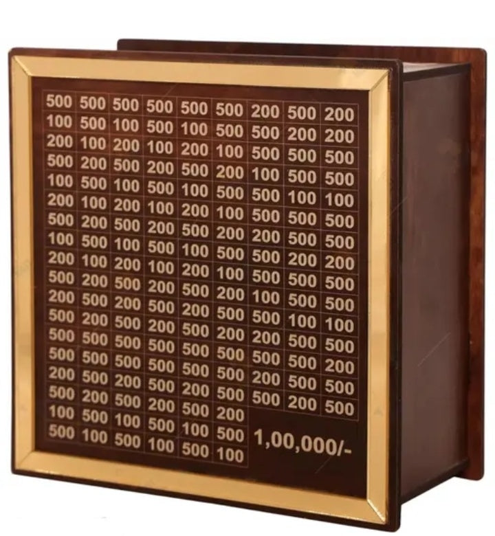 Wooden Money Bank & Box/, Money Bank, 100000 Money Bank, Piggy Bank