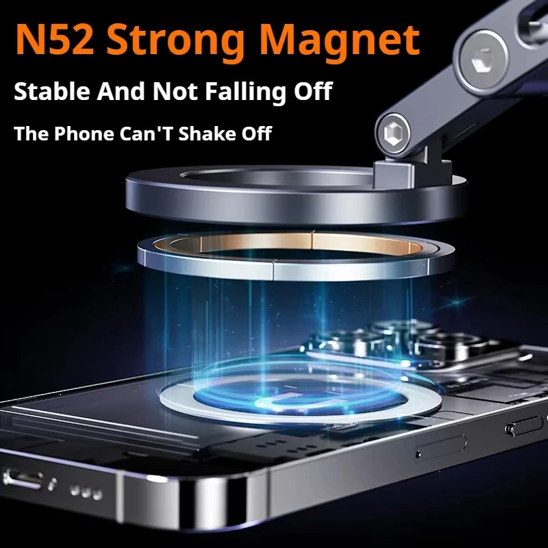 Foldable Magnetic Car Dashboard Phone Holder