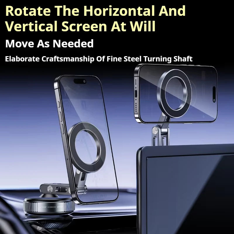 Foldable Magnetic Car Dashboard Phone Holder